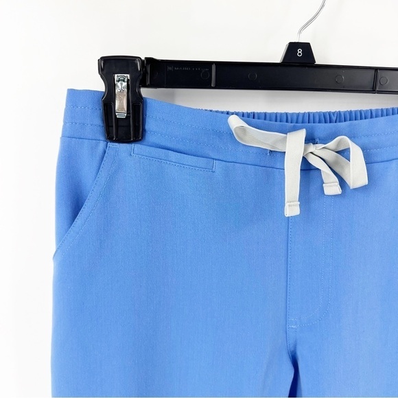 ✅ FIGS Yola™ Skinny Scrub Pants IN CIEL BLUE SIZE X-SMALL NURSING MEDICAL - Picture 4 of 7